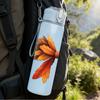 1PC Autumn Maple Bow Leaf 750ml Color Plastic Sports Water Bottle Leakproof Flip Straw Lid Suitable for Sports Office Home Use