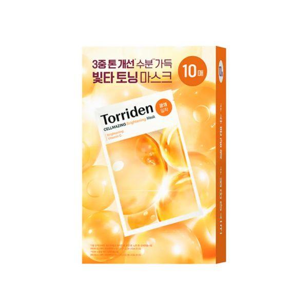Torriden Cellmazing Vita C Brightening Sheet Mask 10pcs
