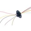 220V 6-Wege leitfähiger Schleifring 250 U/min 2A Durchmesser 12,5 mm 22 mm für Monitor Robotik Konstruktionskunststoffe