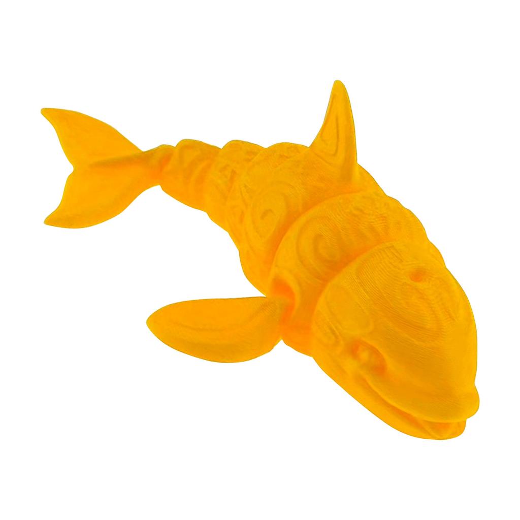 3D Printed Whale Toy, Foldable 3D Printed Whale Toy, Flexible Whale Statue Toy For ADHD, Home Decoration