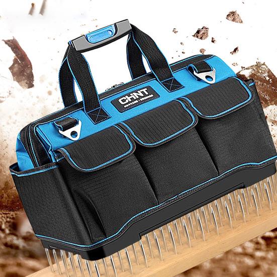 

Сумка для ручных инструментов, водонепроницаемая тканевая, устойчивая к проколам, дизайнерская тактическая сумка с карманами большой емкости и большим органайзером на молнии S