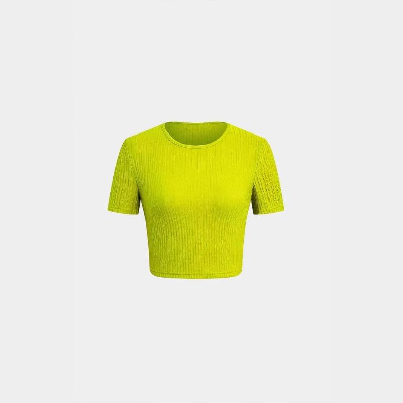 Women's Short-sleeved Body-hugging Skirt Set Slit Skirt Short-sleeved Top Set