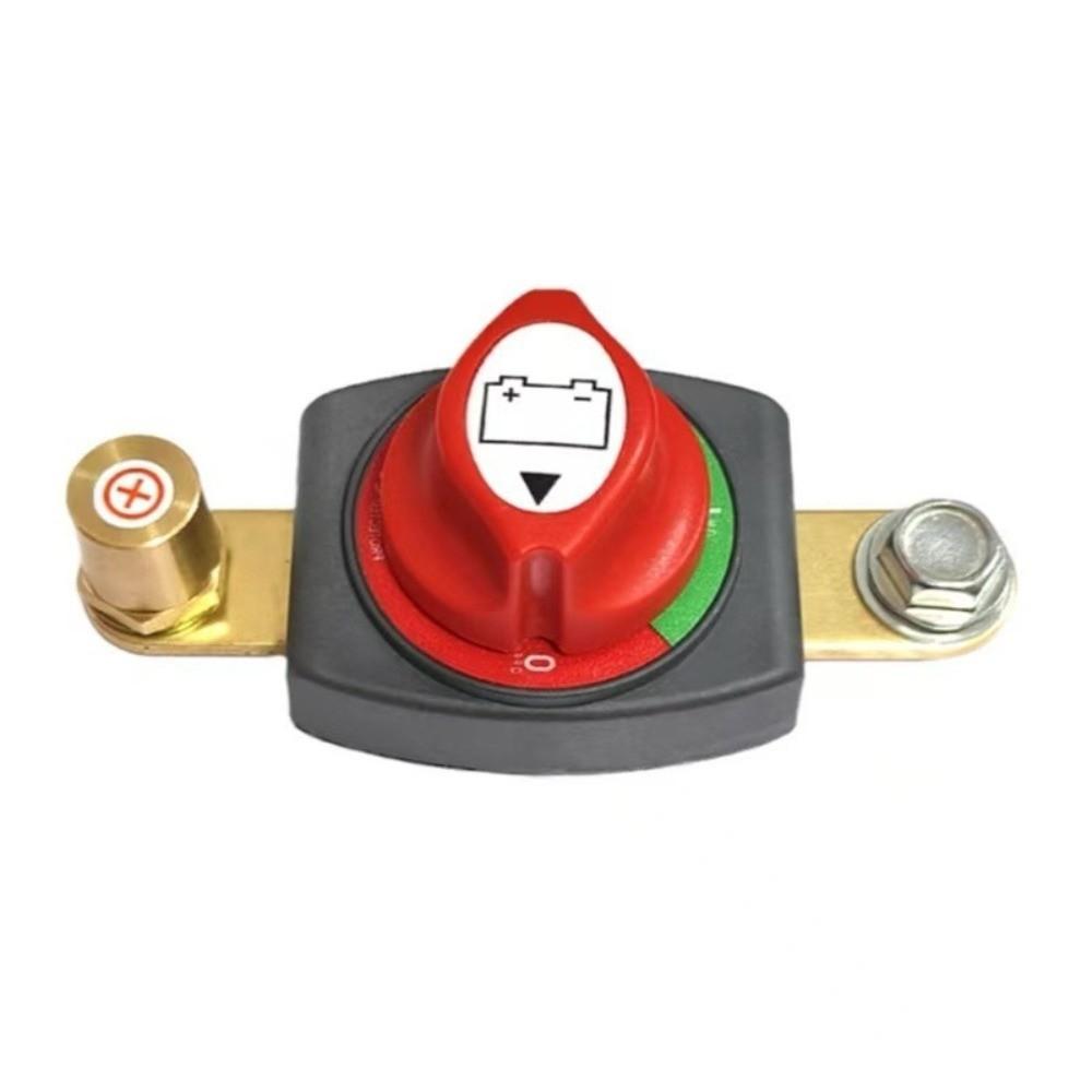 Portable 12-48V Battery Disconnect Switch Brass On/Off Battery Isolator Power Cut Master Isolator For Cars/Rvs/Boats