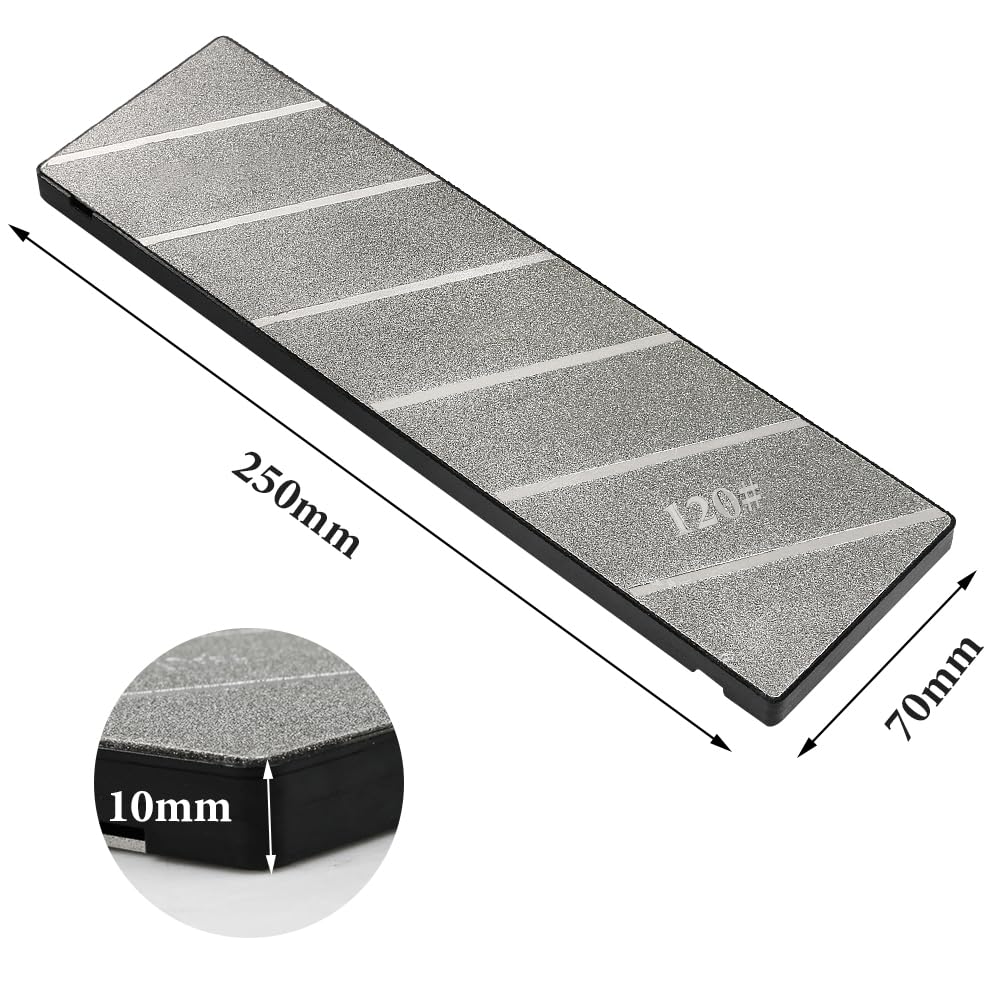 Diamond Grit Grit Whetstone for Surface Refining and Correction Double-Sided #180/#120