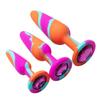 Blooming Color Silicone Anal Plug - Portable for Male & Female Use