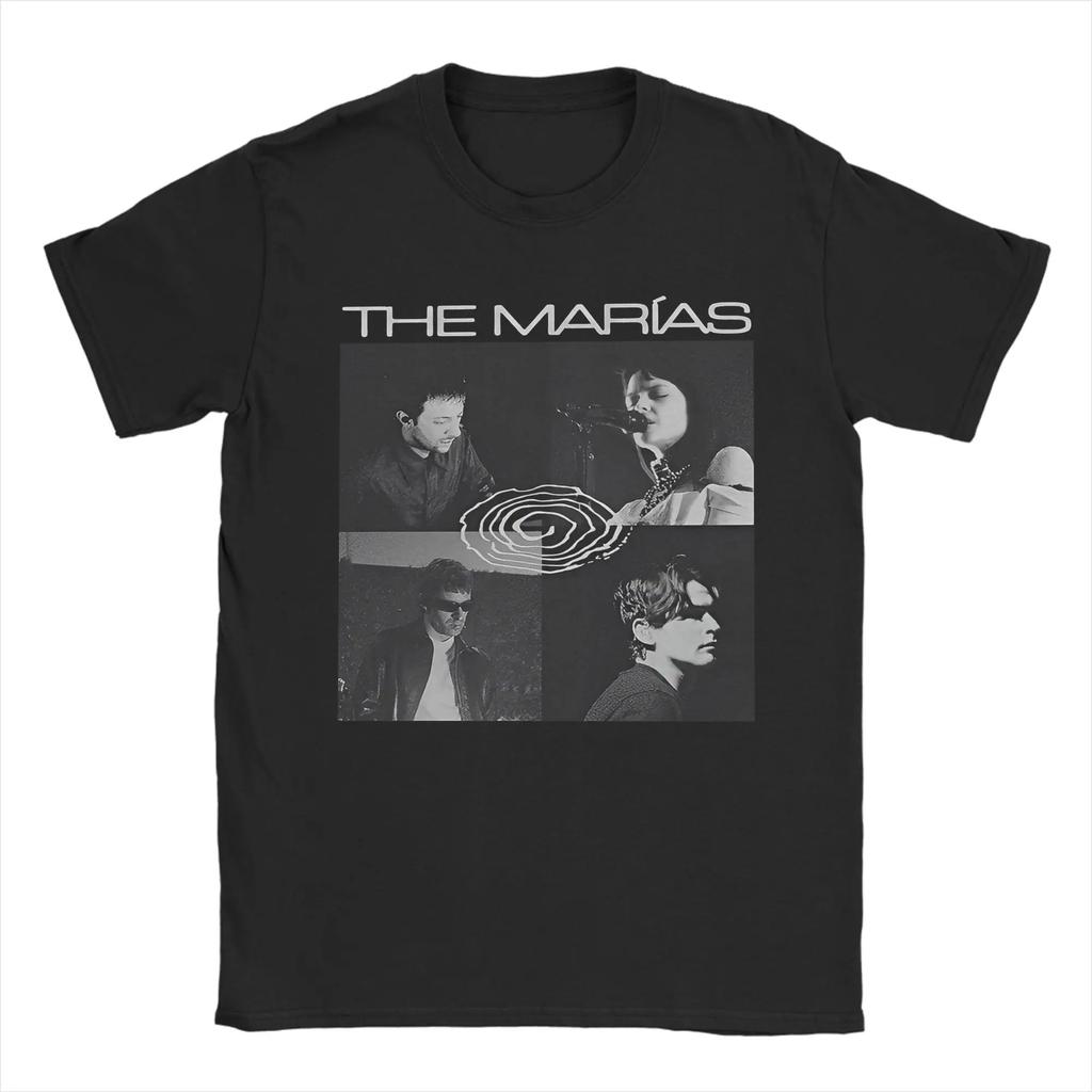 The Marias Band T-Shirt Men Women Novelty Cotton Tee Shirt O Neck Short Sleeve T Shirt Big Size Tops