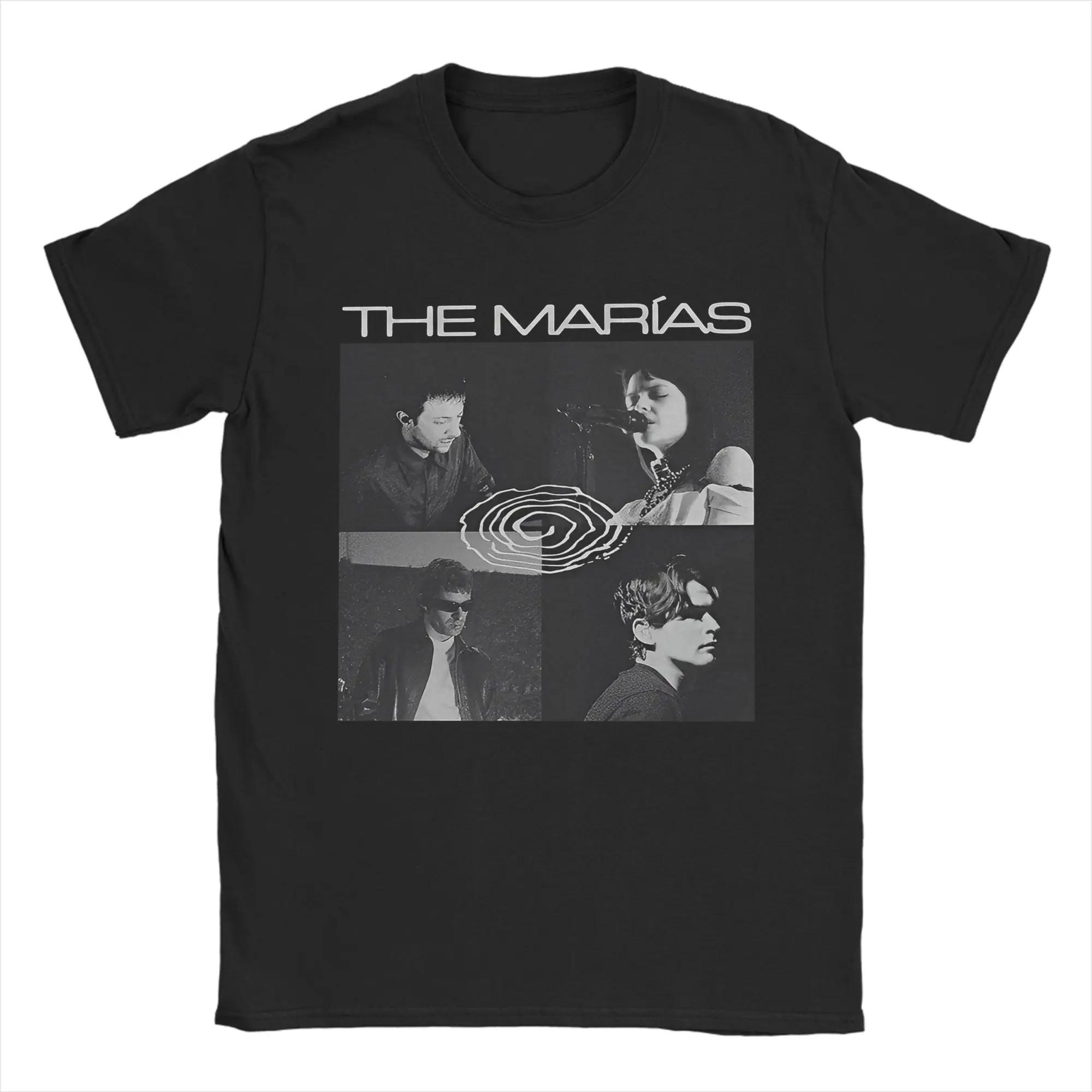 

2026 The Marias Band TShirt Unisex Women Novelty Cotton Tee Shirt O Neck Short Sleeve T Shirt Big Size Tops 4XL