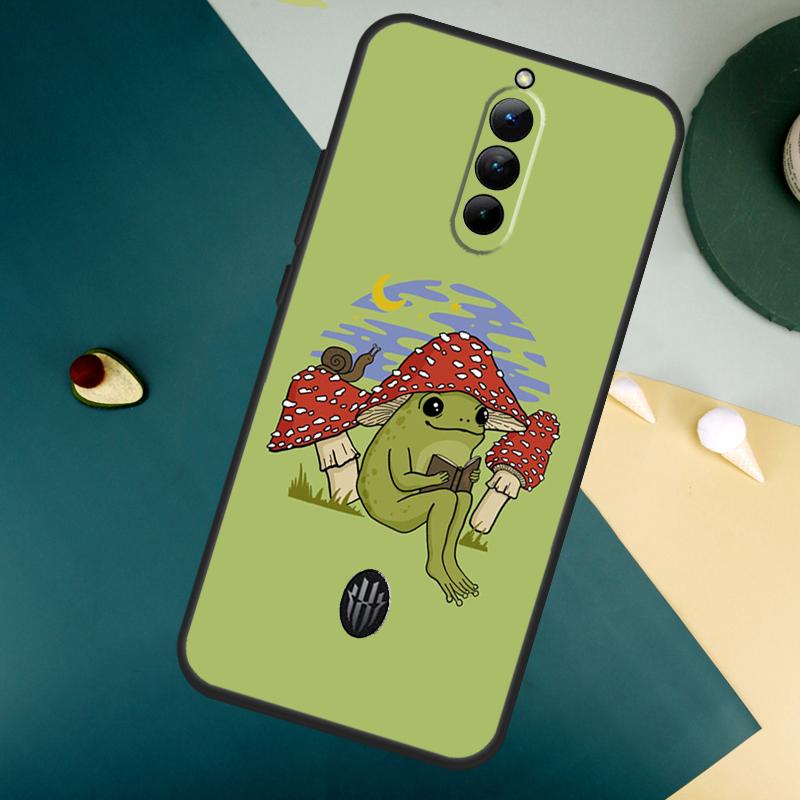 Kawaii Frog Mushroom For ZTE Nubia Red Magic 8 9 8S 9S 10S Pro Plus 10 Air 6S 7S 7 Pro Red Magic 11 Pro Plus Case