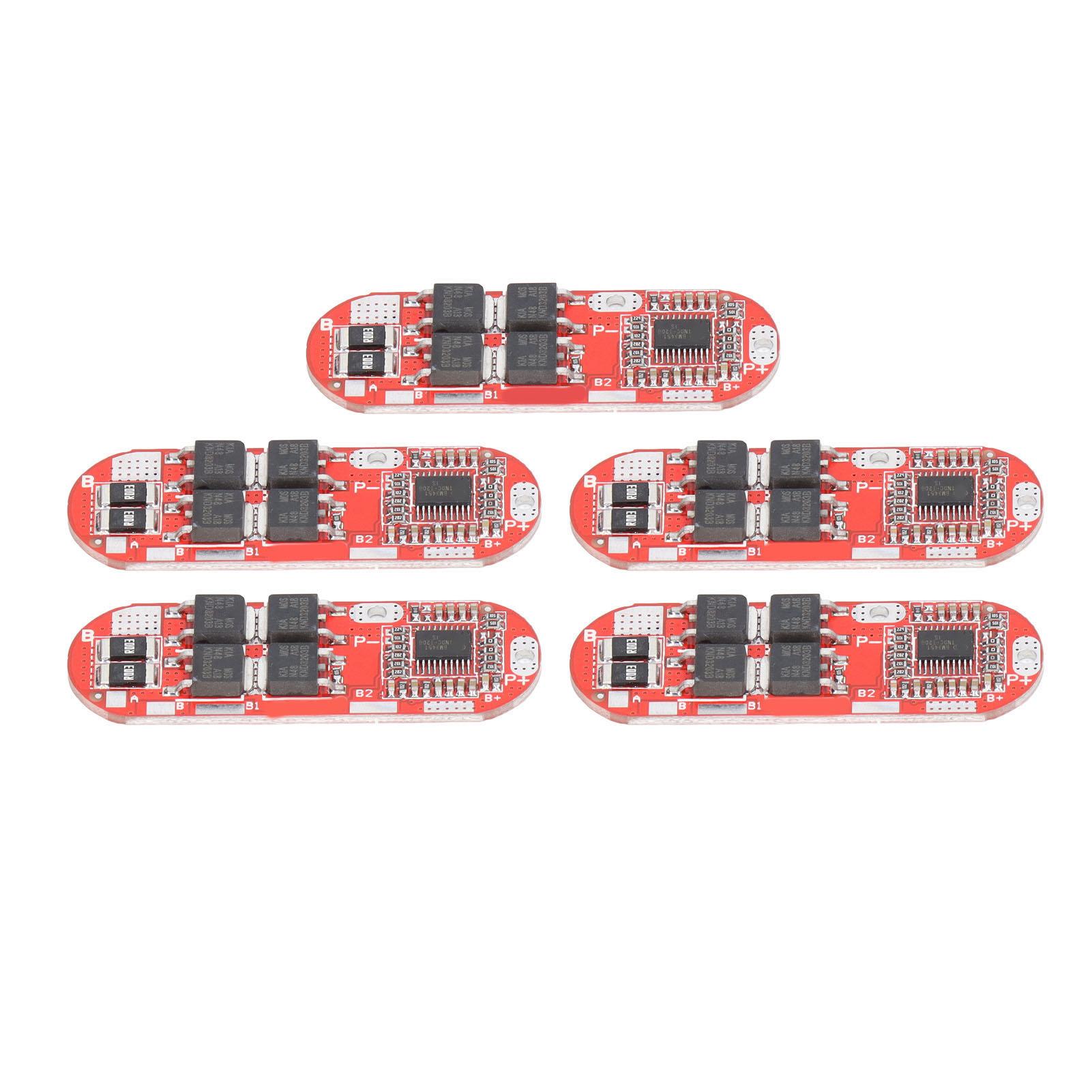 

5 шт. Плата захисту літієвої батареї 3S для потрійної зарядки розрядки 3.7V 20A 15S