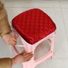 Thickening Square Stool Covers Elastic Chair Cover Linen Fabric Bar Counter Cover  Universal