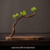 Solid Wood Root Carving Ornaments: Natural Zen Base for Home Decor