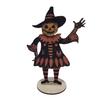 1/6Pcs Halloween Pumpkin Man Bunting Spooky Rustic Wooden Pumpkin Man Hanging Garland Table Sign Festival Ornament Decoration