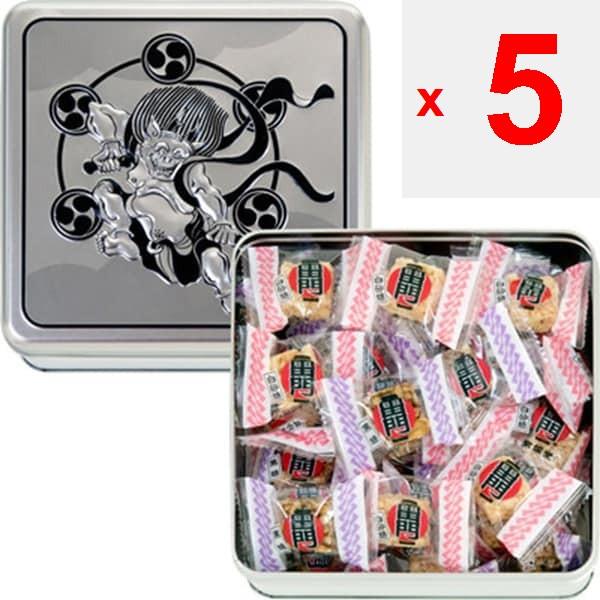 Tokiwa-do Thunder Stirrup Honpo Raijin portable can 100g Wagashi