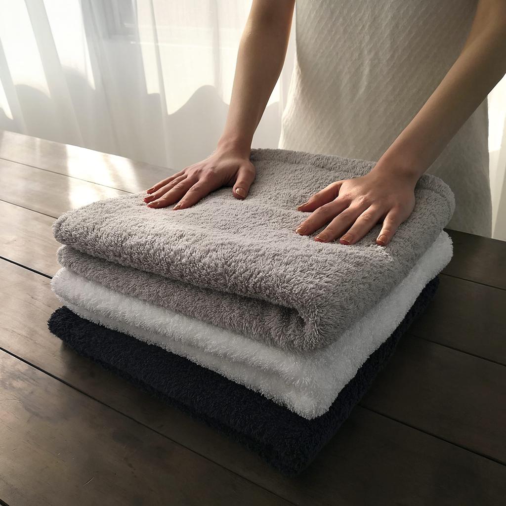 TRUE TOWEL Classic SUGOI Bath Towel, High-quality Imabari Towel (white)