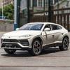 1/24 Lamborghini URUS Bison SUV Alloy Sports Car Model Diecasts Metal Off-road Vehicles Car Model Simulation Sound and Light Kids Toys Gift