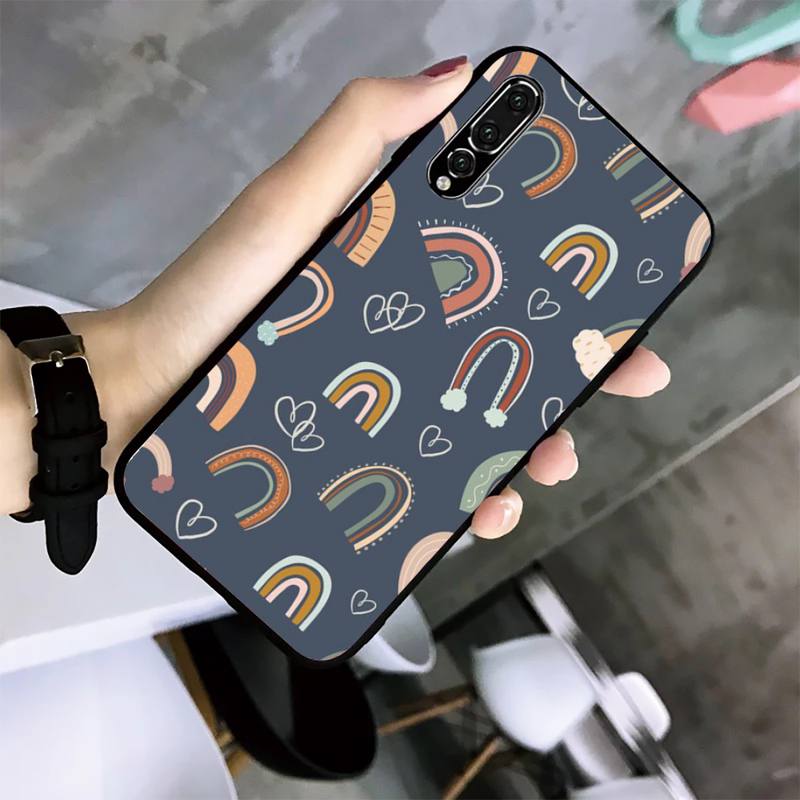 Beautiful Rainbow Phone Case For Huawei G7 G8 P7 P8 P9 P10 P20 P30 Lite Mini Pro P Smart Plus Cove Fundas