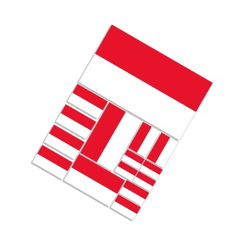 Universal Creative Car Sticker Polish Flag Sticker and Decals For Car Motorcycle Personality DIY Accessories styling Decoration