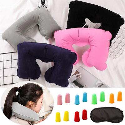 Ergonomický cestovní polštář ve tvaru U pro podporu krku, ideální do auta, letadla, pro studentské šlofíky a polední přestávky.