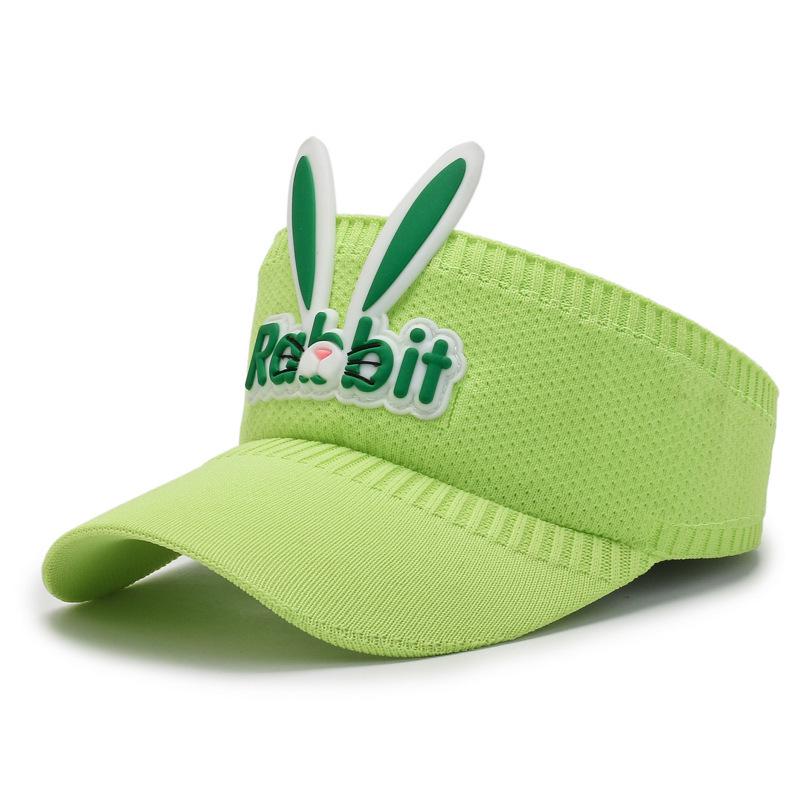 Children's Summer Sun Hat with Open Top - Cute Rabbit and Duckbill Style, UV Protection