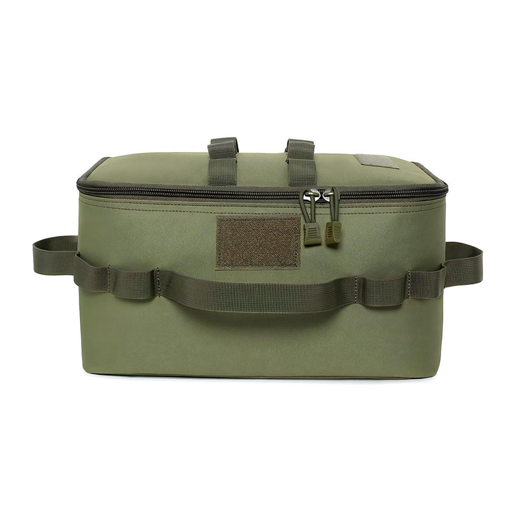 azumafy Large Capacity Camping 10L Camping Outdoor Storage Gear Camping Bag, Box, Bag, Container, Multi-Box, Toolbox, (Moss Green)
