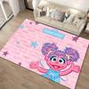 15 Sizes S-Sesame S-Street Theme Carpet Rug for Living Rooms Bedroom Entrance Door Decor Mat, Kids' Play Non-slip Mat Great Gift