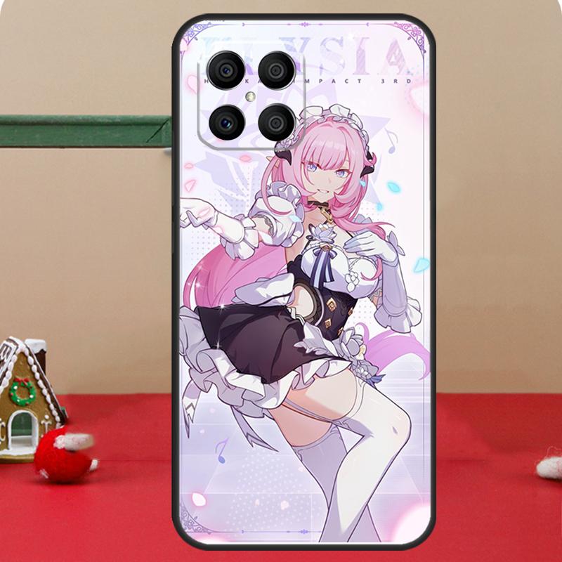 Elysia Honkai impact Case For Honor Magic 8 5 6 7 Lite Honor 400 Pro 200 50 70 90 X8c X8a X8b X9a X9b X9c Cover