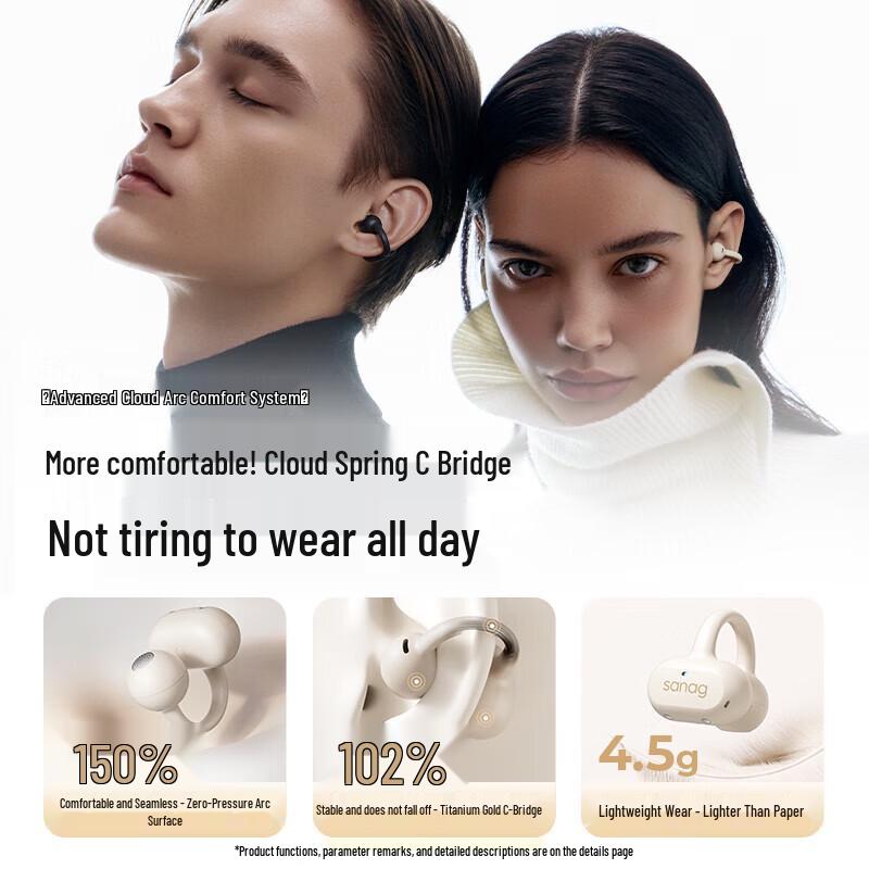 Sanag Z50 Ultra Ear-Clip Bluetooth Headphones