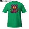 Toxic Plush Demon T-Shirt | Creepy Cute Monster with Staff | Horror Magic Tee