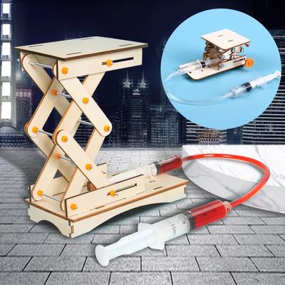 Hydraulisch Doe-het-zelf Experiment Kraanmodel Wetenschaps Educatie Kit Puzzel Stem Technologie Natuurkunde Speelgoed Om te Leren Voor Kinderen Volwassenen Verjaardagscadeau voor Kinderen