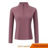 2025 Women's Sport Long Sleeve Zip Collar Polo Shirt: Outdoor Casual Warm Top