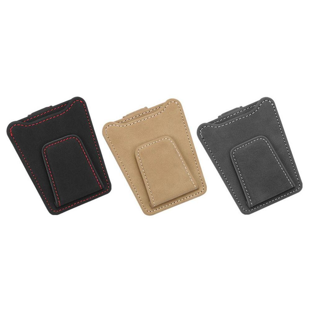 Magnetic Car Glasses Clip Wear-Resistant Sunglasses Holder  Business Card