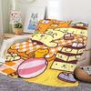 P-Pompompurin Cute Blanket For Soft Throw Blanket for Picnic Bed Sofa Home Bedroom Cozy Warm Comfortable