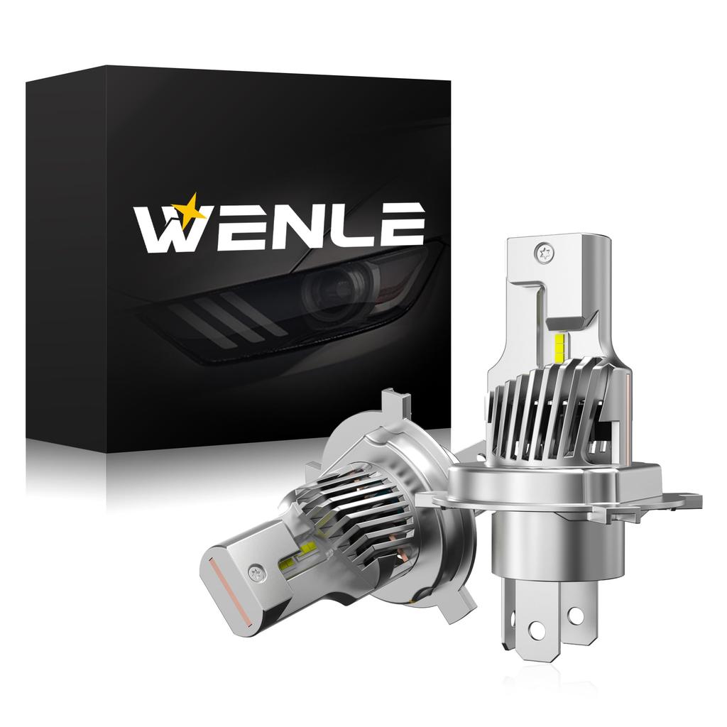 WENLE Super Explosive Light H4/H19 LED Headlight Bulb, Hi/Lo Switching, New Vehicle Inspection, 20x