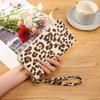 2024 Lange Retro-Geldbörse mit Leopardenmuster fürs Handgelenk – Modische, kleine All-Match-Tasche für Damen