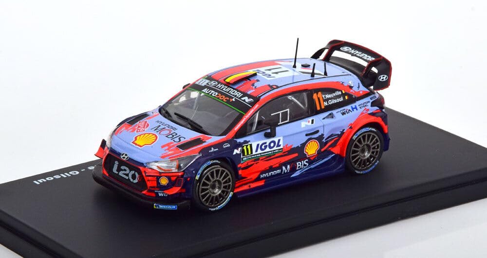 

WRC Hyundai i20 2019 Tour de Corse Hyundai Minicar 1/43 #11 Neuville/Gilsoul [Used]