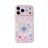 Cartoon Rabbit Pink Apple Star Bracelet Phone Case for iPhone 16/15 Pro Max