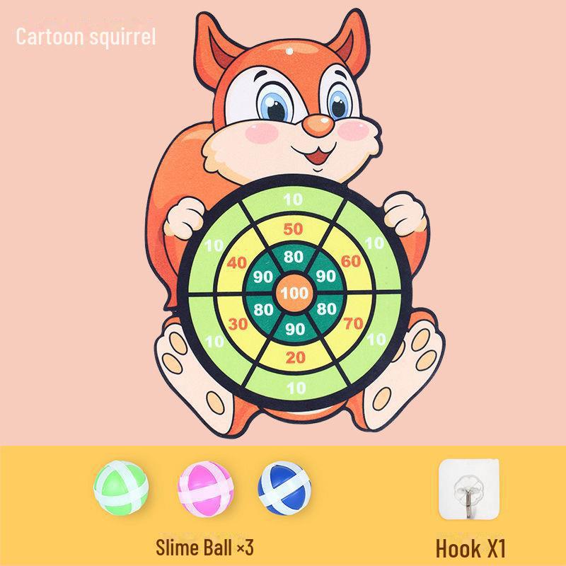 Kids' Indoor/Outdoor Sticky Ball Throw Target for Parent-Child Play