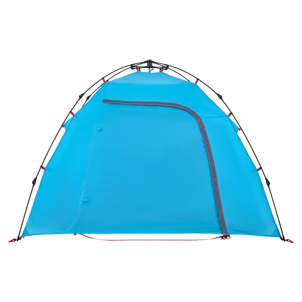 Vidaxl Tourist Tent, 3-Person, Blue, Quick Setup