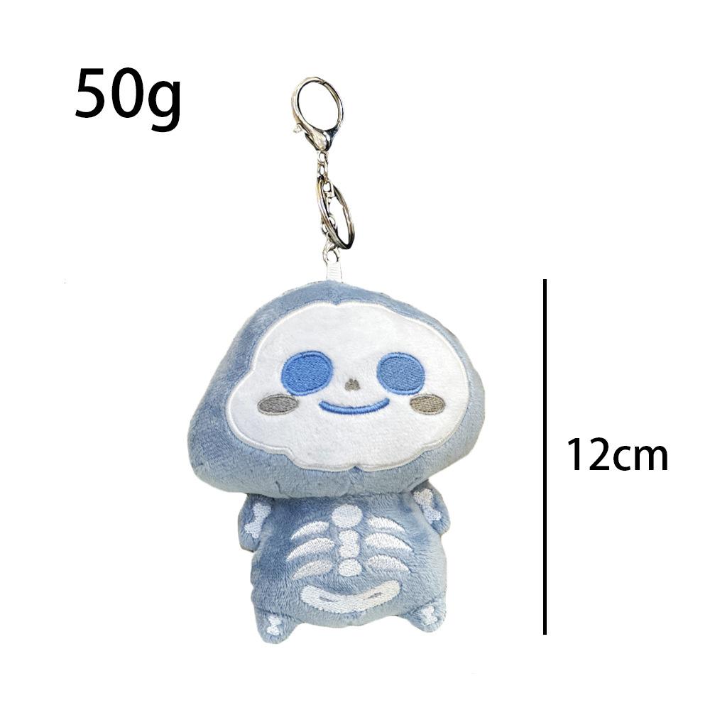 Cross-border New Product 2025 Halloween Ghost Short Plush Toy Doll with PP Cotton Filling 31-50cm Height 14 Years & up