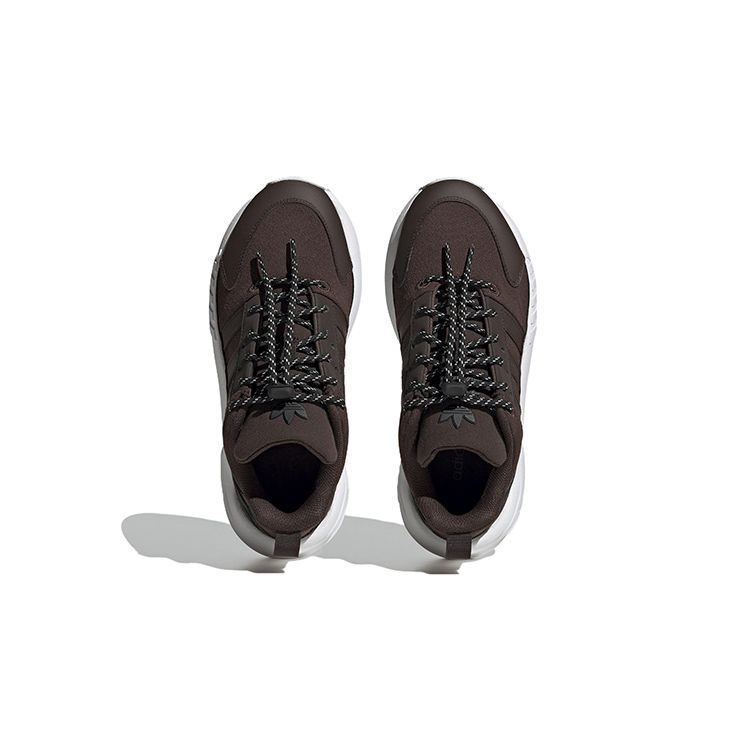 Adidas Originals ZX 22 Low-Top Sports Casual Shoes Kids Sneakers Brown HQ1578