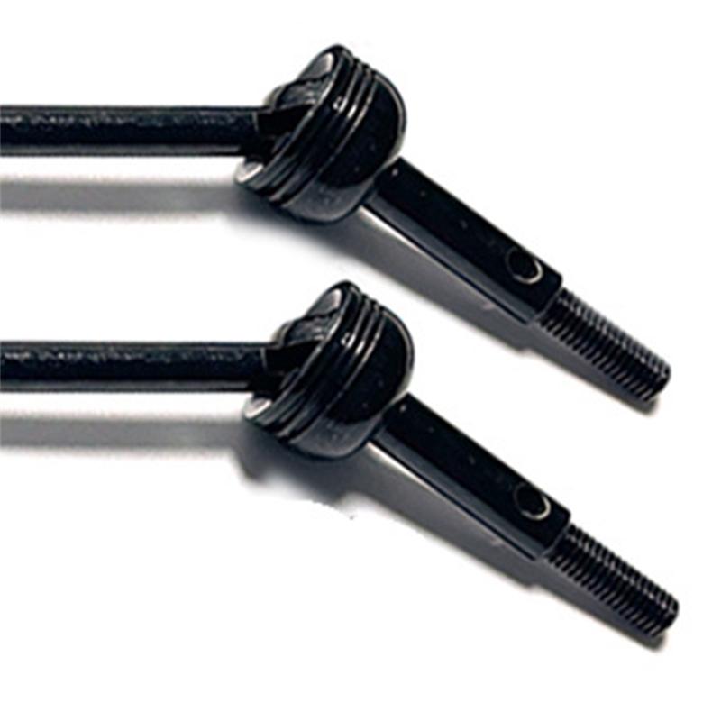 2Pcs Remote Control Vehicle RC Car Front And Rear Drive Shaft Cvd For Weili 144010 144001-02 124017-16-18 124019 (Black)