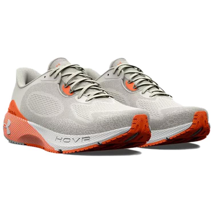 Under Armour HOVR Machina 3 Comfortable Versatile Low-Top Running Shoes Women Sneaker Gray Orange 3024907-303
