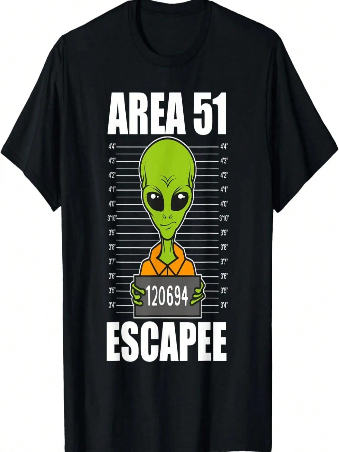 Storm Area 51 Alien Escapee From Area 51 - Alien Mugshot T-Shirt S разноцветный