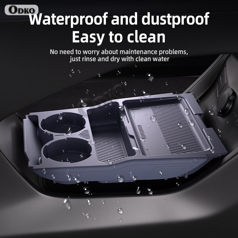 For Geely Boyue L 24 Silicone Storage Box Center Console under Layer Modification Special Car Interior Accessories Organizer