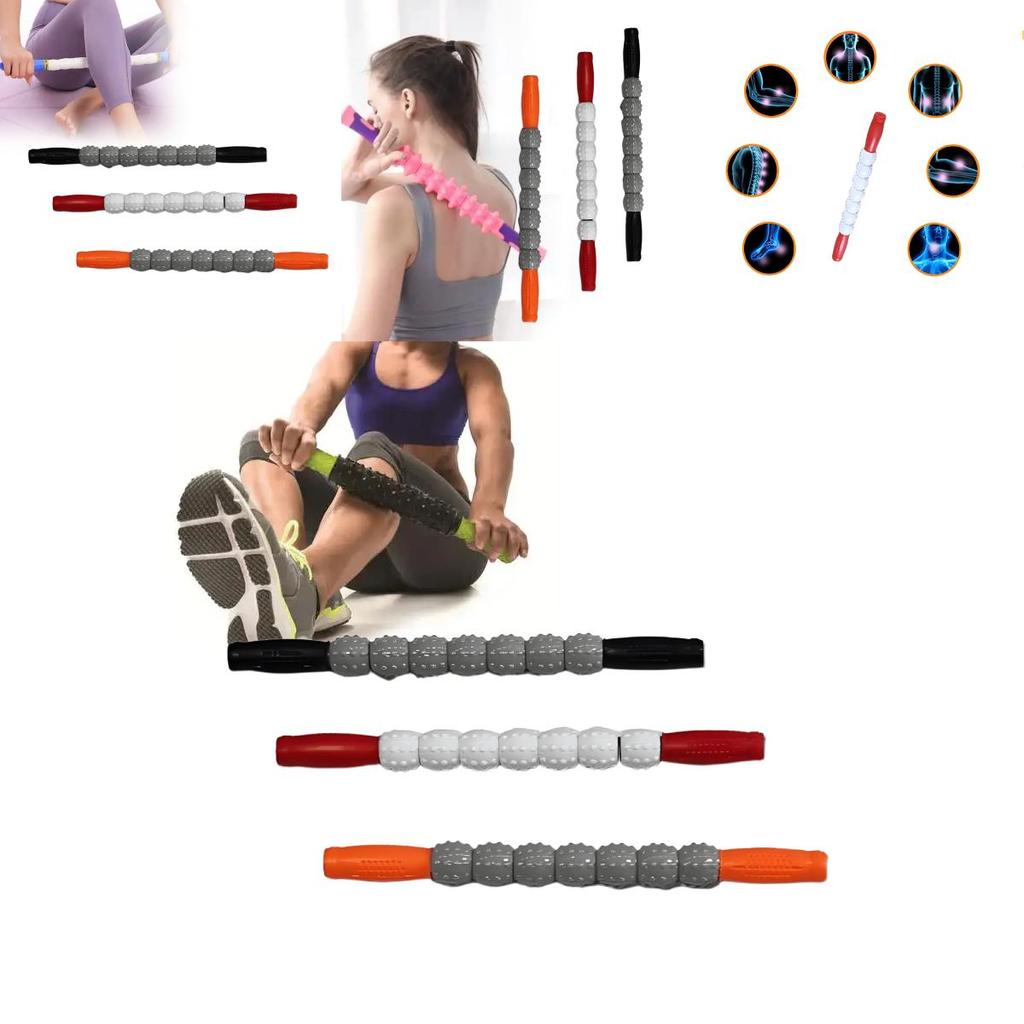 Portable Massage Roller With Seven Spiky Balls For Fitness And Wellness Practice