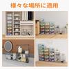Home Bliss Shoe Box Clear Transparent Shoe Case Acrylic Sneaker Box Sneaker Case Magnetic Door Assembly Type Storage Box Large Capacity Shoe Shelf