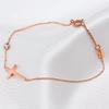 Huitan Simple Single Chain Bracelet for Women Fancy Cross Charm with Shiny CZ Fashion Versatile Female Hand Jewelry WholesaleGood product