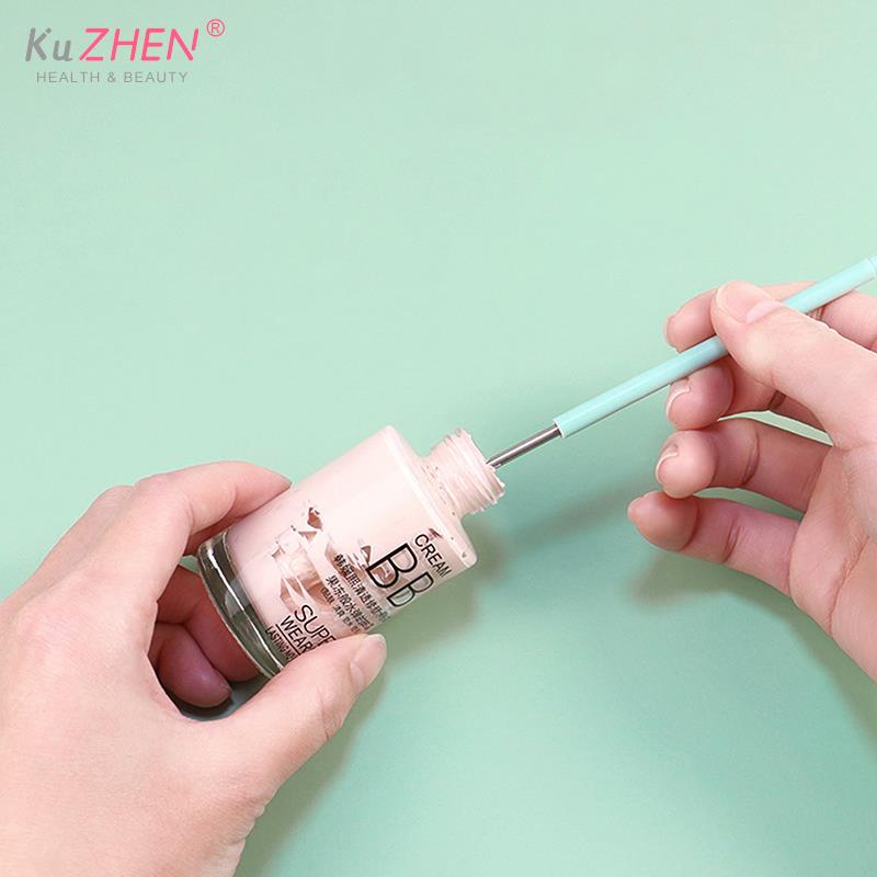 1 Stück Silikon Mini-Spatel Kosmetikschaber Doppelseitiger Schaber Backschaber Silikonschaber Marmeladenspatel Make-up-Set