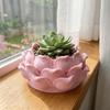 Plastic Growing Pots Lotus Shaped Nursery Pots Decorative Pot Flower Container  for Home Decoration