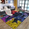 Jujutsu Kaisen Pattern Rug, Indoor/Outdoor Mat, for Picnic, Gameroom, Bedroom, Office, Living Room, Home Decor Carpet, Birthday Gift